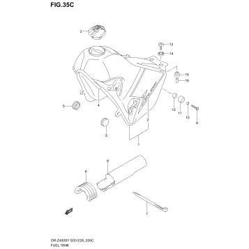 FUEL TANK (MODEL K3)