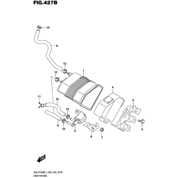 EVAP SYSTEM (GSX-R1000AL7 E33)