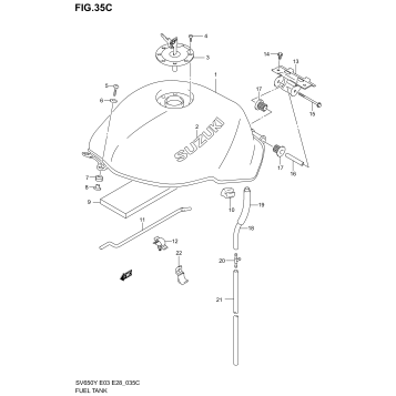 FUEL TANK (MODLE K2)