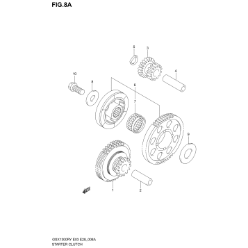 STARTER CLUTCH (MODEL K3)