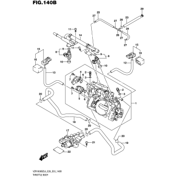 THROTTLE BODY (VZR1800BZL6 E33)