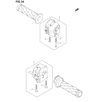 HANDLE SWITCH (SV1000SK3/SK4/SK5)