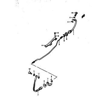 REAR BREAK HOSE (GS550EC
