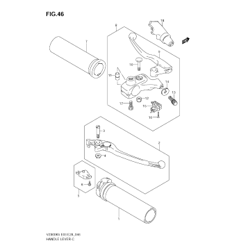 HANDLE LEVER (MODEL K5/K6)