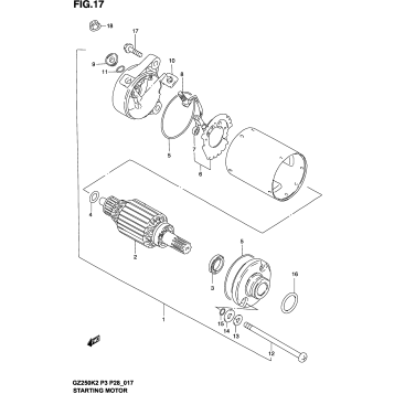 STARTING MOTOR