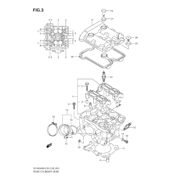 REAR CYLINDER HEAD