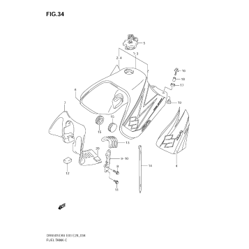 FUEL TANK (MODEL K6/K7)
