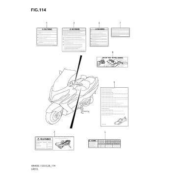 LABEL (AN400 L1 E33)