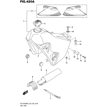 FUEL TANK (DR-Z400SML6 E03)