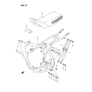FRAME - SEAT (MODEL H/J/K/L)