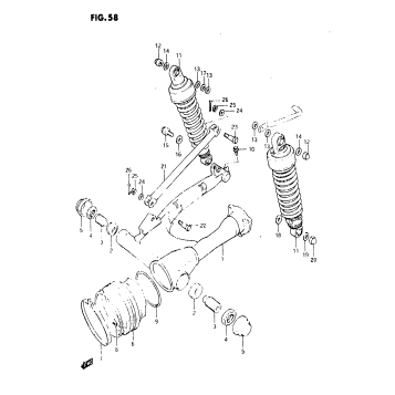 REAR SWINGING ARM (MODEL D)