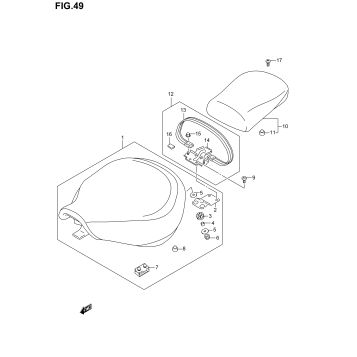 SEAT (VL800K1/K2/K3/K4/K5)