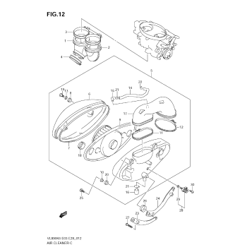 AIR CLEANER (MODEL K6/K7/K8)