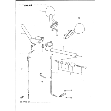 HANDLEBAR (MODEL J/K)