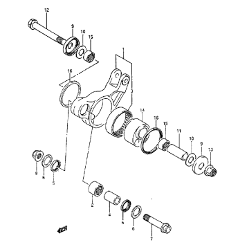 CUSHION LEVER (MODEL H/J/K)