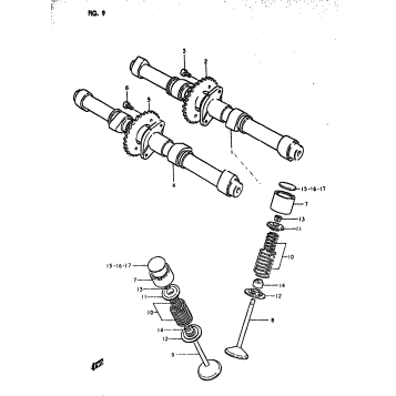 CAM SHAFT - VALVE