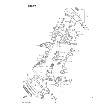 STEERING STEM (MODEL D)