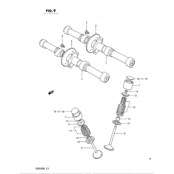 CAM SHAFT - VALVE
