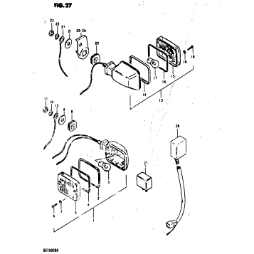 TURN SIGNAL LAMP (GS1000GX)