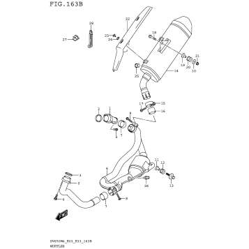 MUFFLER (SV650M4 E33)