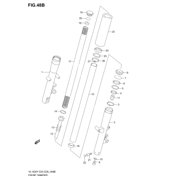 FRONT DAMPER (MODEL K2/K3/K4)