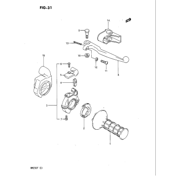 RIGHT HANDLE SWITCH (MODEL F)