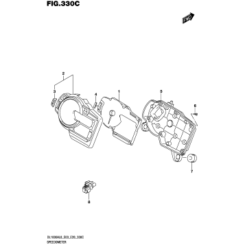 SPEEDOMETER (DL1000AL8 E33)