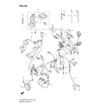 WIRING HARNESS (SV1000S)