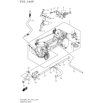 THROTTLE BODY (DL650XAM4 E33)