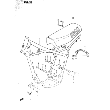 FRAME - SEAT (MODEL X)