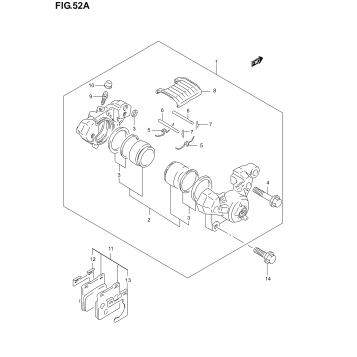 REAR CALIPER (MODEL K4/K5/K6)
