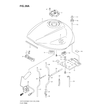 FUEL TANK (MODEL K9)