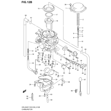 CARBURETOR (MODEL K4 FOR E33)