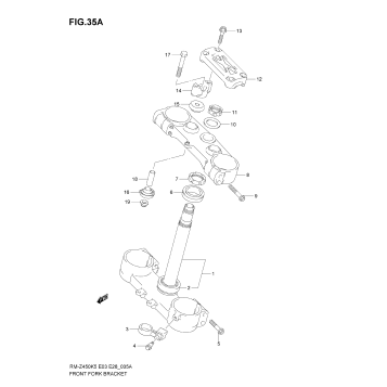 STEERING STEM (MODEL K7)