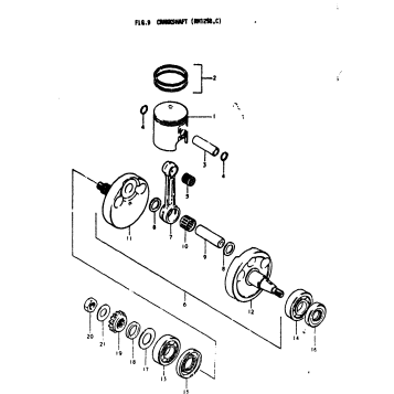 CRANKSHAFT (RM125B