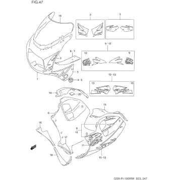 COWLING BODY (MODEL S)