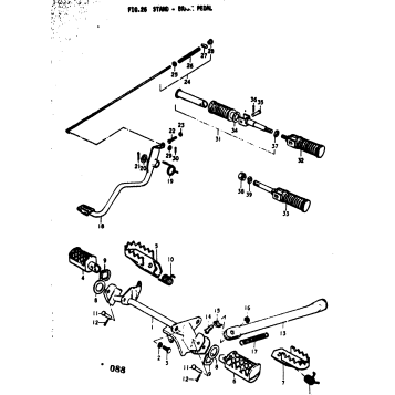 STAND - BRAKE PEDAL