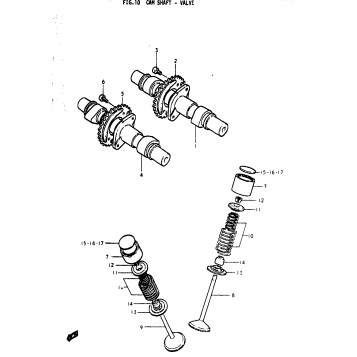 CAM SHAFT - VALVE