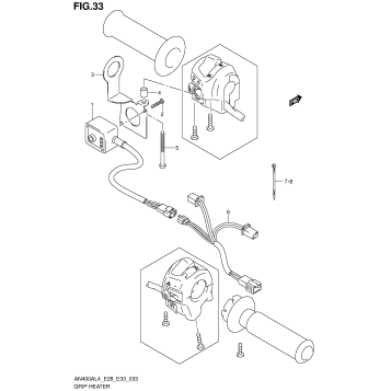 GRIP HEATER (AN400ZAL4 E28)