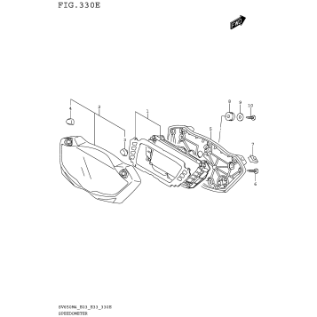SPEEDOMETER (SV650XAM4 E28)
