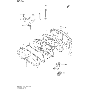 SPEEDOMETER (AN650ZL4 E28)