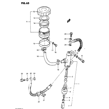 REAR MASTER CYLINDER (MODEL X)