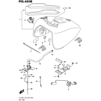 FUEL TANK (VL1500BL7 E28)