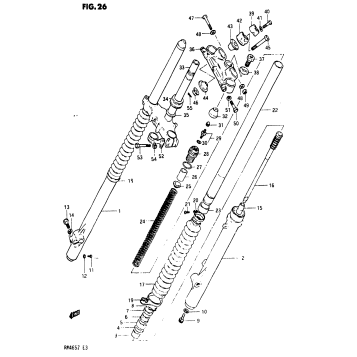 FRONT FORK (MODEL X)