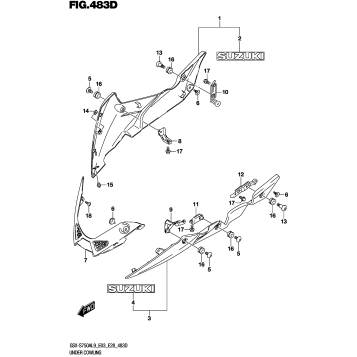 UNDER COWLING (GSX-S750YAL9 E28)