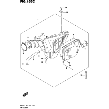 AIR CLEANER (RV200L9 E33)