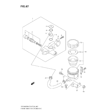 FRONT MASTER CYLINDER (SV1000SK6/SK7)