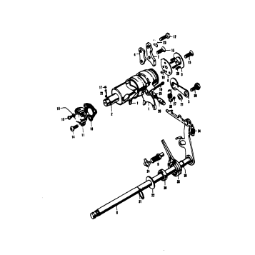 SHIFTING CAM-CHANGE SHAFT NEUTRAL INDICATOR SWITCH