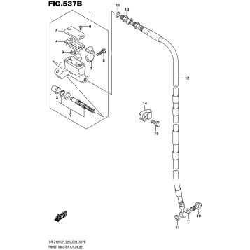 FRONT MASTER CYLINDER (DR-Z125L E33)