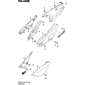 FRAME COVER (DR200SL9 E28)